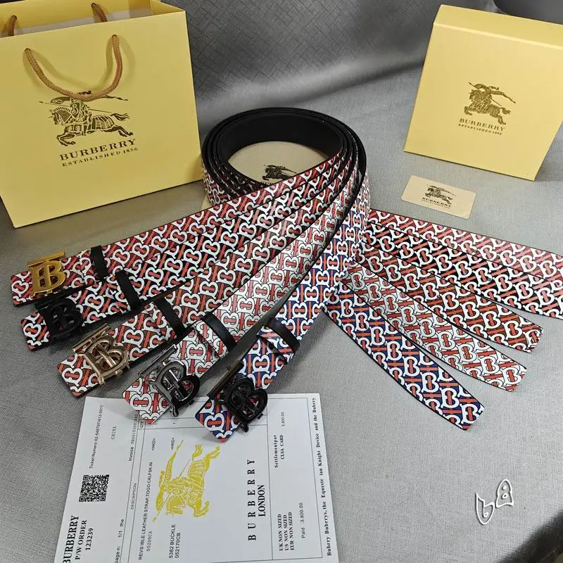 Burberry belt 38mmX90-125cm lb09